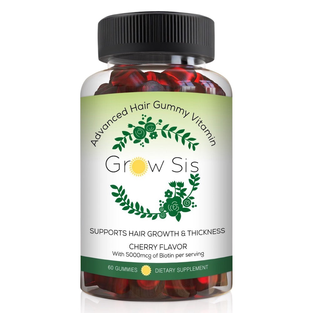 All Natural Hair Gummy Vitamin - Fights Hair Loss, Thinning and Strengthens Hair